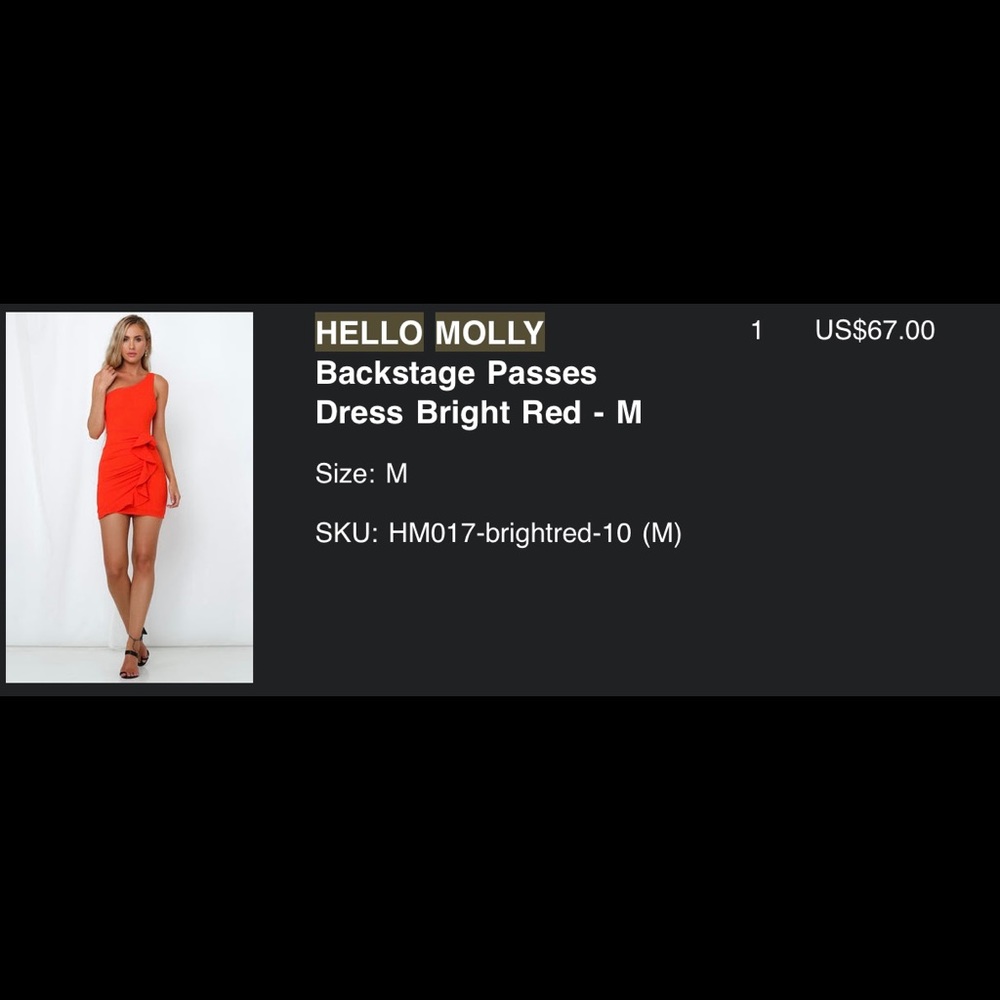 Brand new! Hello Molly Dress